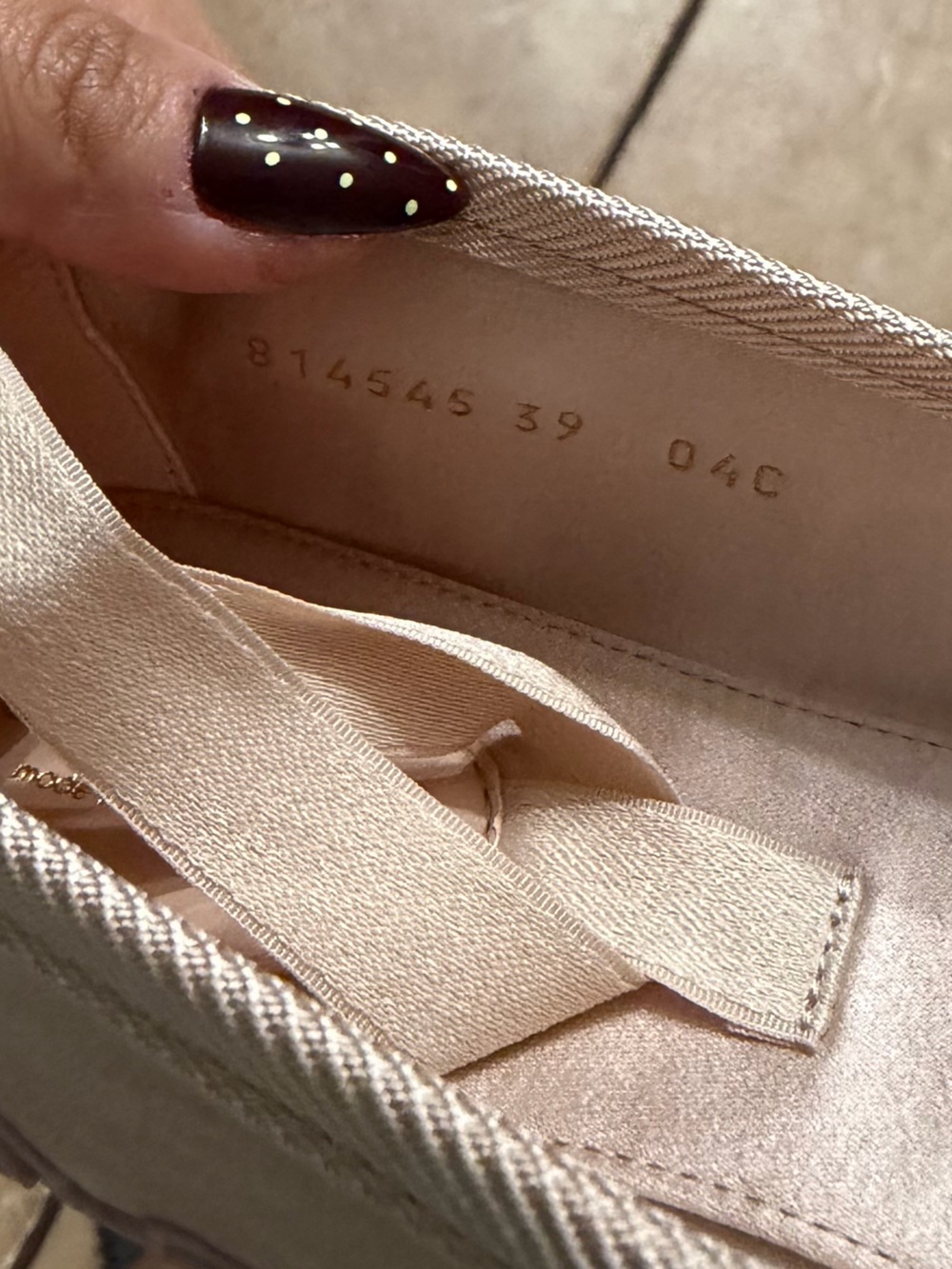 Gucci | BRAND NEW! Satin Ballet Flats Size: 39 - Picture 8 of 8